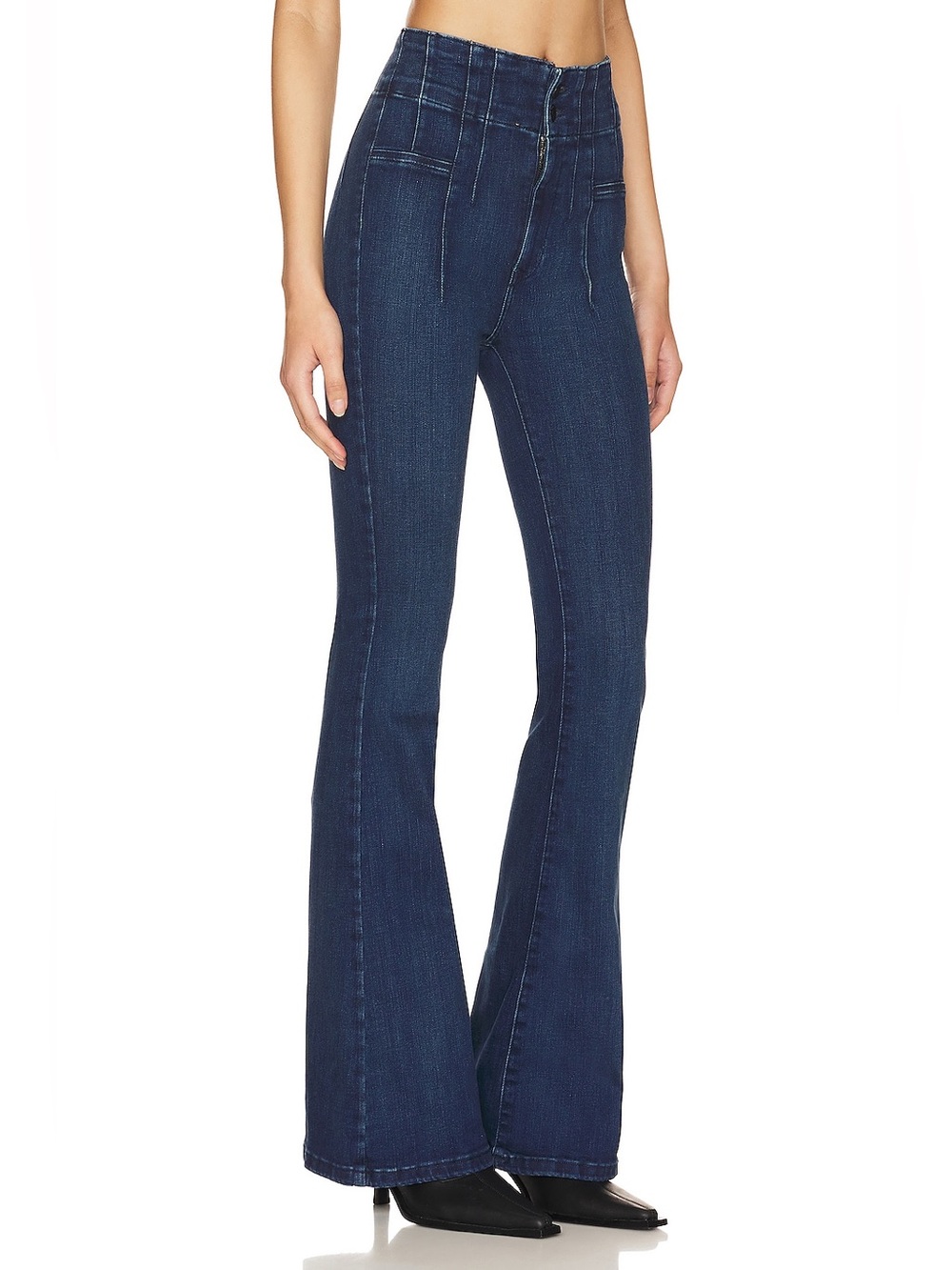 Free People We The Free Jayde Flare Jeans in Night Sky size 31